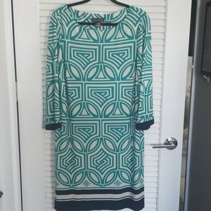 Jessica Howard Geometric Print Dress